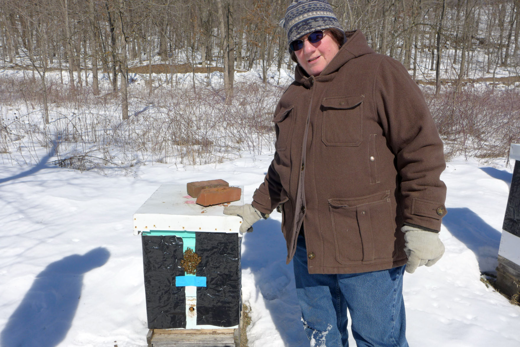 Farmer and beekeeper Harriet Behar